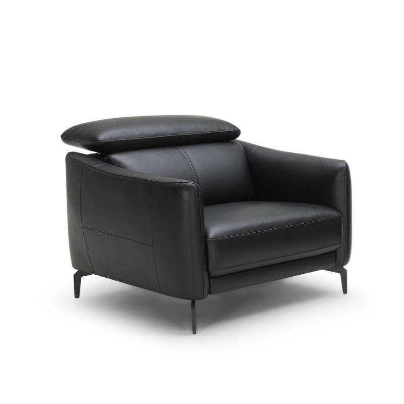 KUKA #5359 Full Leather Sofa (L shape Chaise Lounge) (M Series) (I) picket and rail