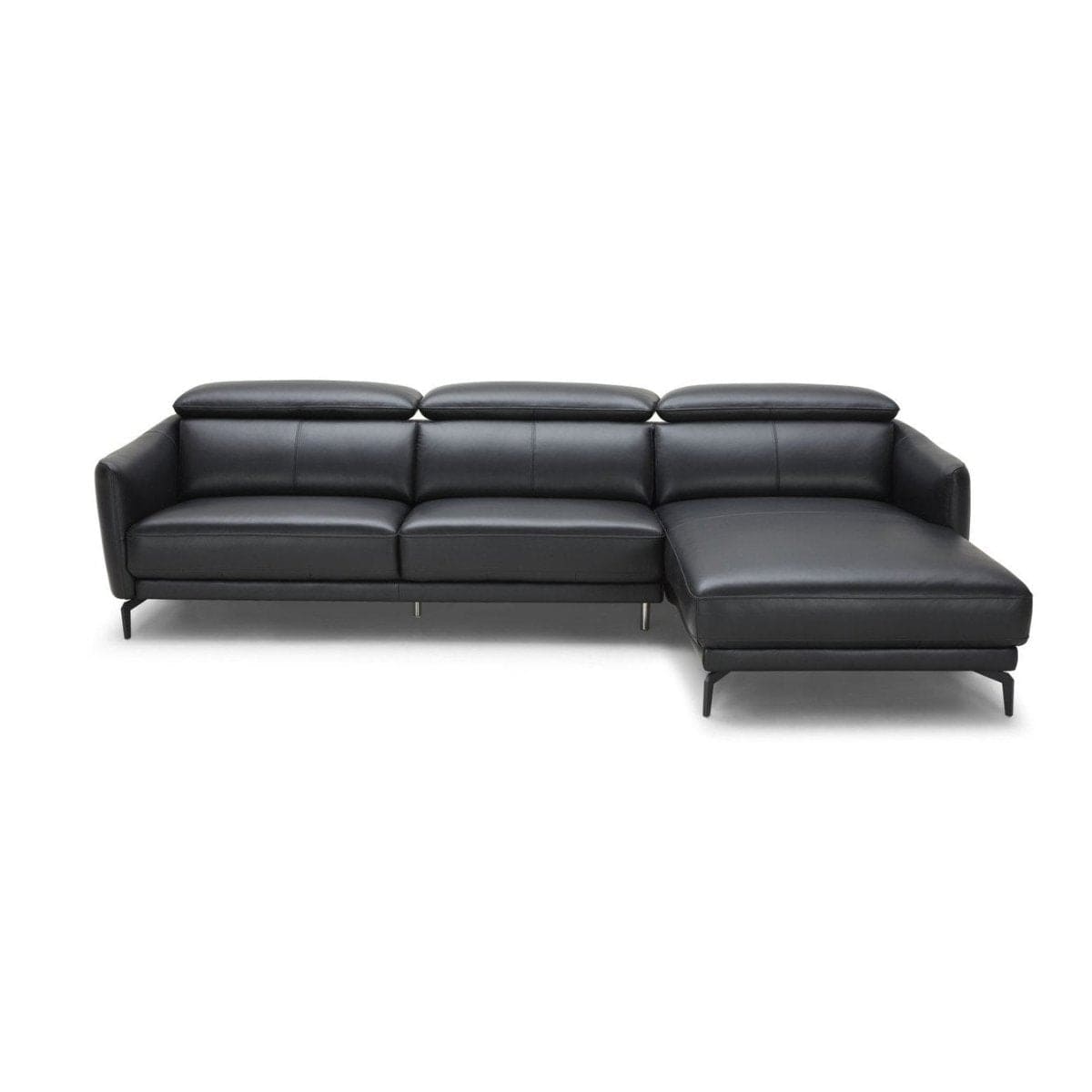 KUKA #5359 Full Leather Sofa Ottoman (M Series) (I) picket and rail