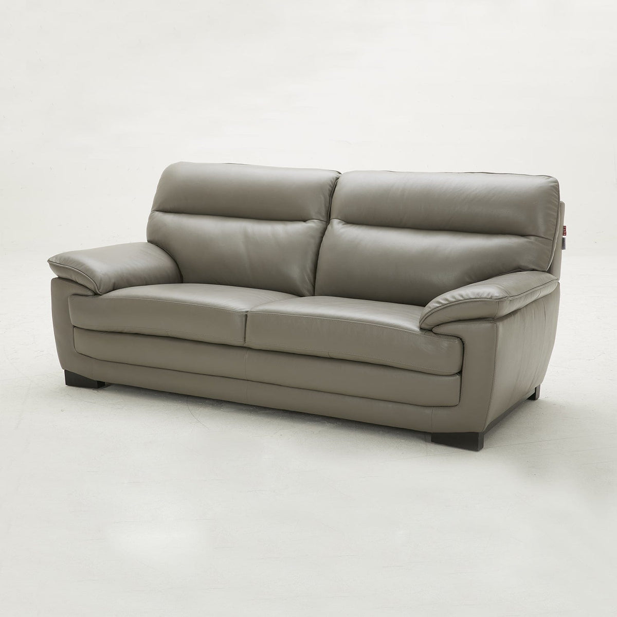 KUKA #5538 Top-Grain 3-Seater Leather Sofa (Color: M5653) picket and rail