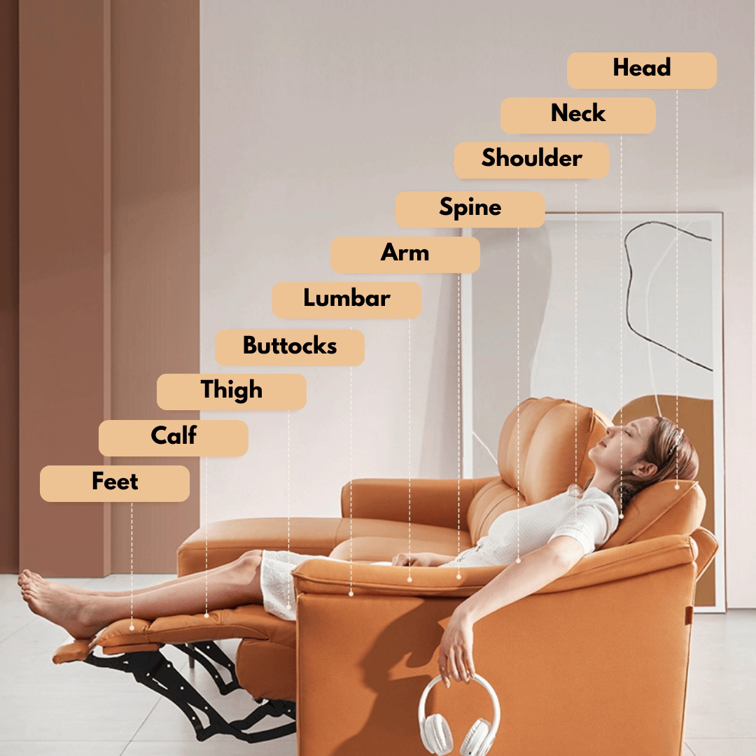 KUKA #6058 Top Grain 3-Seater Performance Faux Leather Zero Wall Electric Recliner (Factory Direct) picket and rail
