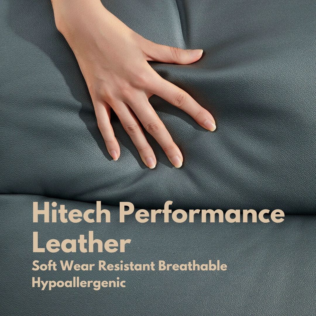 KUKA #6062 3-Seater Performance Leather Electric Recliner Sofa (Factory Direct) picket and rail