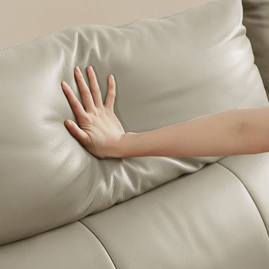 KUKA #6155 3-Seater Zero Wall Top Grain Leather Electric Recliner Sofa (Factory Direct) picket and rail