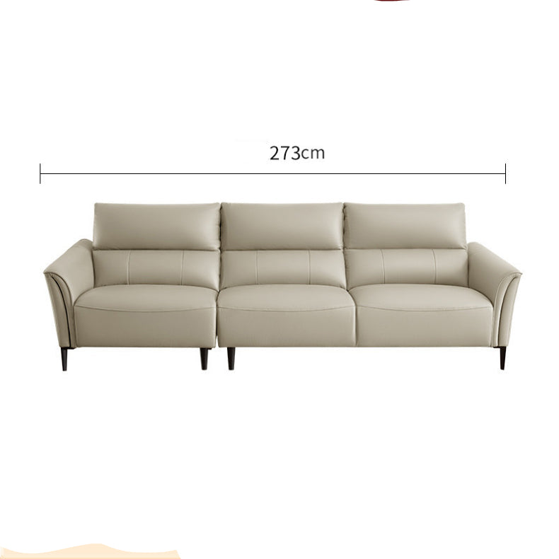 KUKA #6155 3-Seater Zero Wall Top Grain Leather Electric Recliner Sofa (Factory Direct) picket and rail