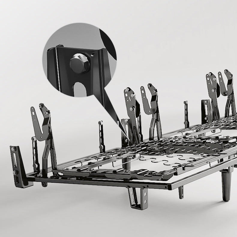 KUKA #6188 3-Seater 2.87m Zero Wall Top Grain Leather Electric Recliner Sofa (Factory Direct) picket and rail