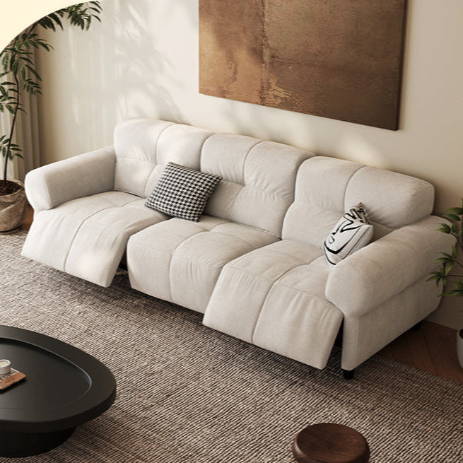 KUKA #6228 3-Seater Length 2.85m Top Grain Leather Electric Recliner Daybed Sofa (Factory Direct) picket and rail