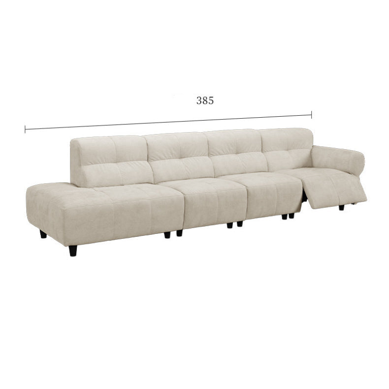 KUKA #6228 3-Seater Length 2.85m Top Grain Leather Electric Recliner Daybed Sofa (Factory Direct) picket and rail