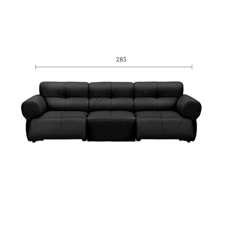 KUKA #6228 3-Seater Length 2.85m Top Grain Leather Electric Recliner Daybed Sofa (Factory Direct) picket and rail