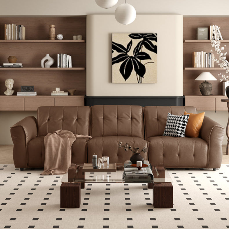 KUKA #6230 3-Seater Length 3m Top Grain Leather Electric Recliner Daybed Sofa (Factory Direct) picket and rail