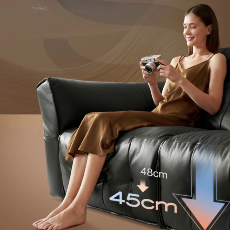 KUKA #6230 3-Seater Length 3m Top Grain Leather Electric Recliner Daybed Sofa (Factory Direct) picket and rail