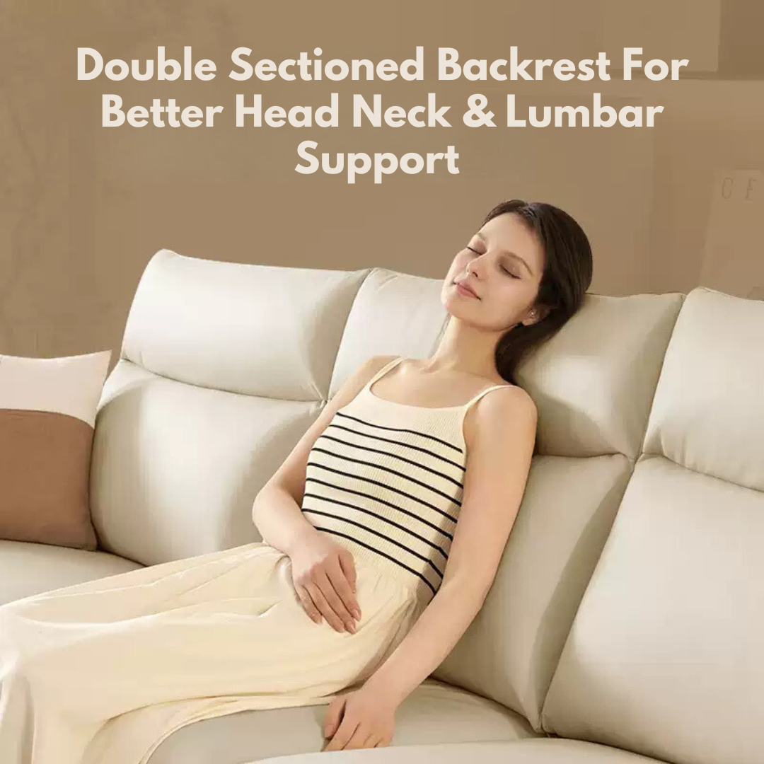 KUKA #7003 3-Seater Performance Fabric Electric Recliner Sofa (Factory Direct) picket and rail