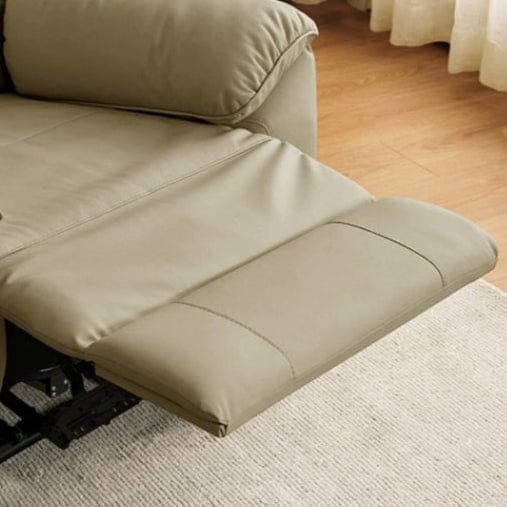 KUKA #A090 1-Seater Minimalist Design Top Grain Leather Electric Recliner (Factory Direct) picket and rail