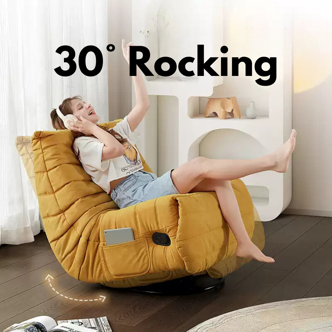 KUKA #A637 1-Seater Lazy Caterpillar Chair Performance Leather Manual Recliner Sofa (Factory Direct) picket and rail