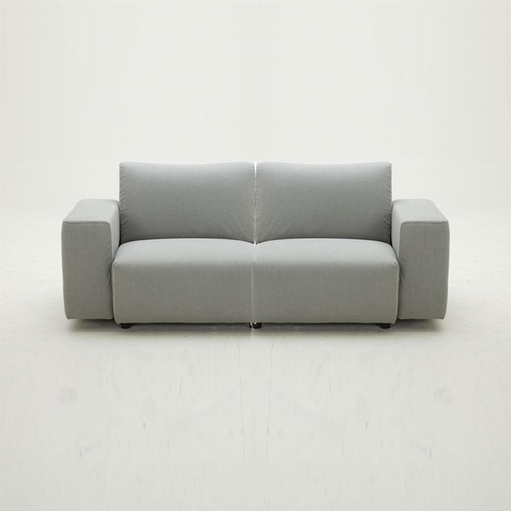 KUKA #KF.2006 Supakuru Water-Resistant Fabric Modular Sofa (3-Seater) picket and rail
