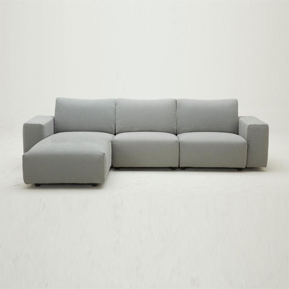 KUKA #KF.2006 Supakuru Water-Resistant Fabric Modular Sofa (L-Shaped) picket and rail