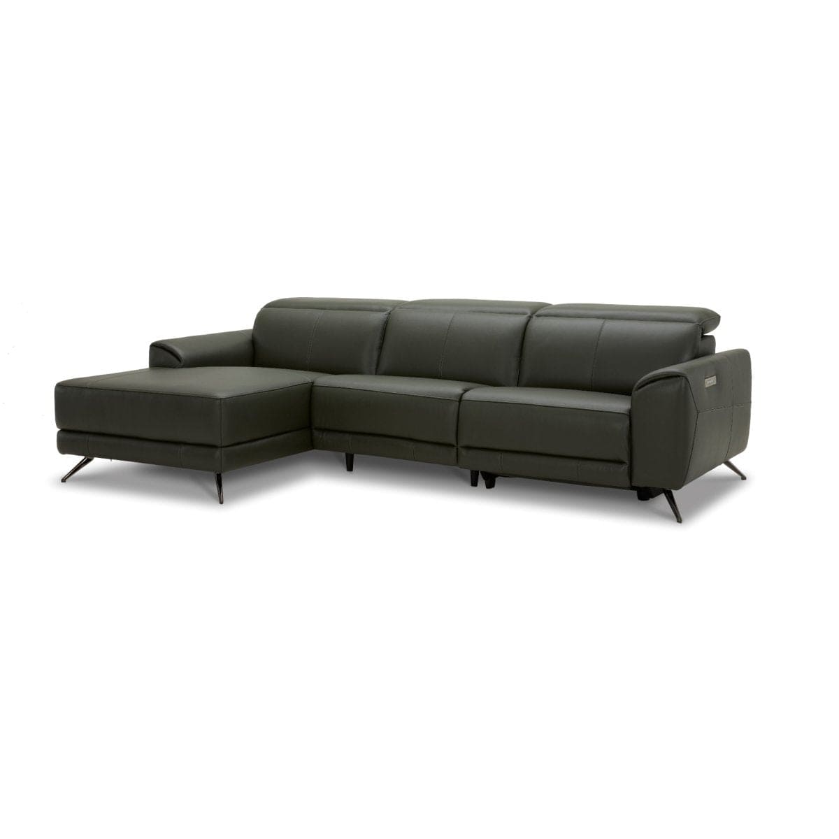 KUKA KM.5122 Leather Electrical Recliner Sofa (2/3-Seater/L-Shape) (M Series) (I) picket and rail
