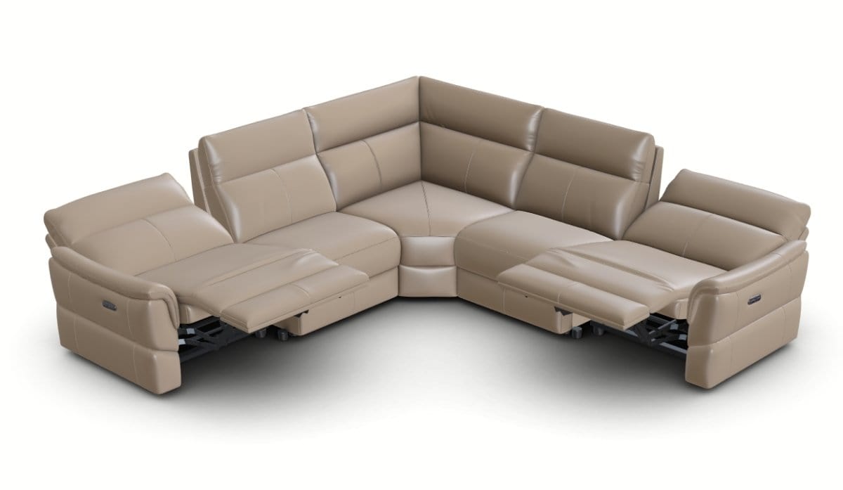 KUKA KM.5170 Electrical Recliner Sofa (2/3/L-Seater) (Fabric B-2) (I) picket and rail