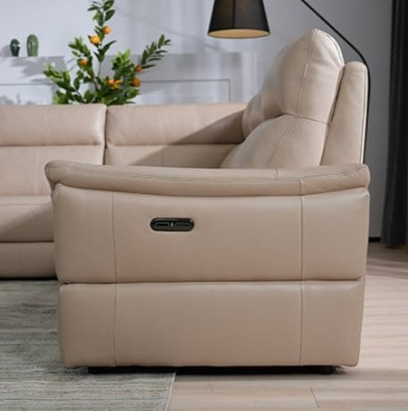 KUKA KM.5170 Top Grain Leather Electrical Recliner Sofa (2/3/L-Seater) (M-SP Series-1) (I) picket and rail
