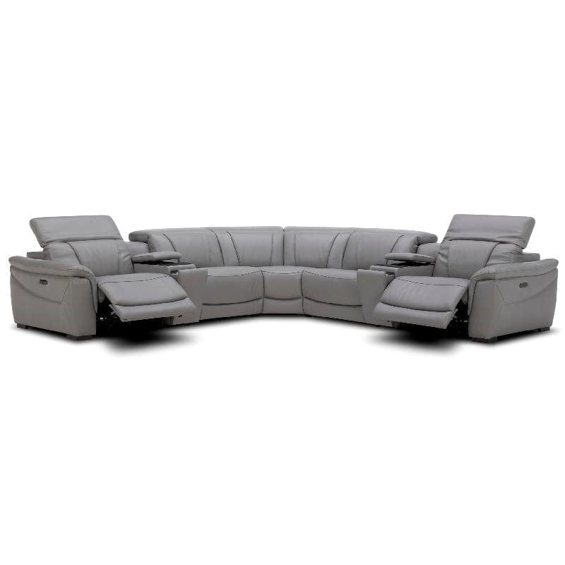 KUKA KM.886  Full Top Grain Leather Sofa with Zero Gravity (3S/L-Seater) (M-Series) (I) picket and rail