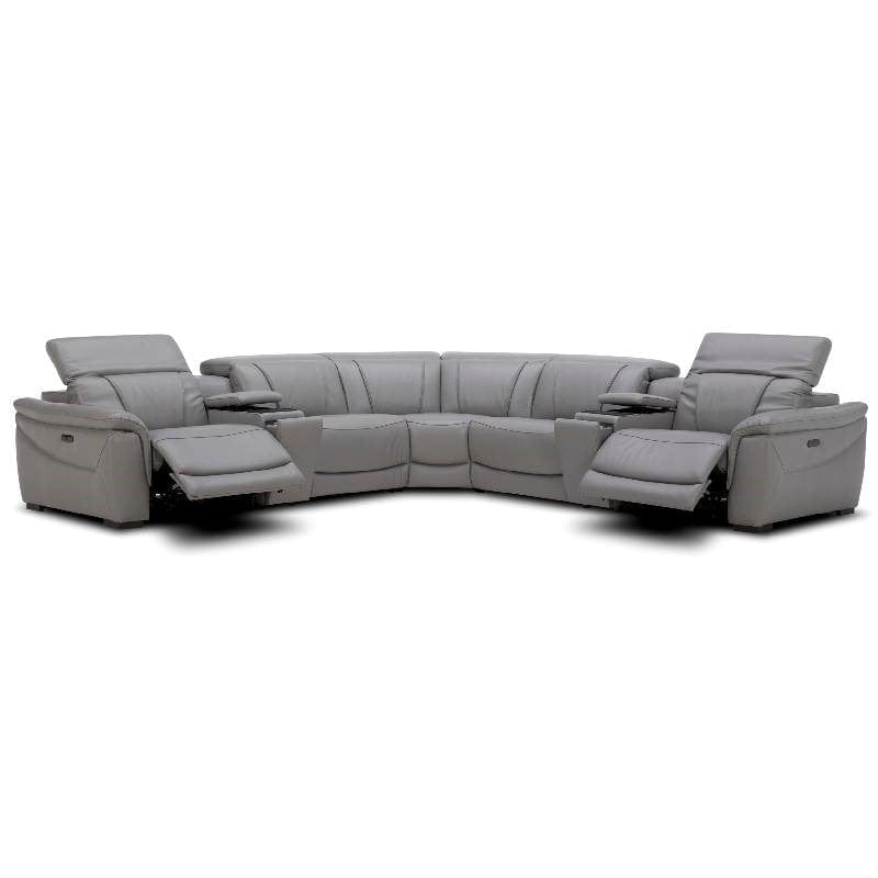 KUKA KM.886 Top Grain Leather Sofa with Zero Gravity (3S/L-Seater) (M-Series) (I) picket and rail