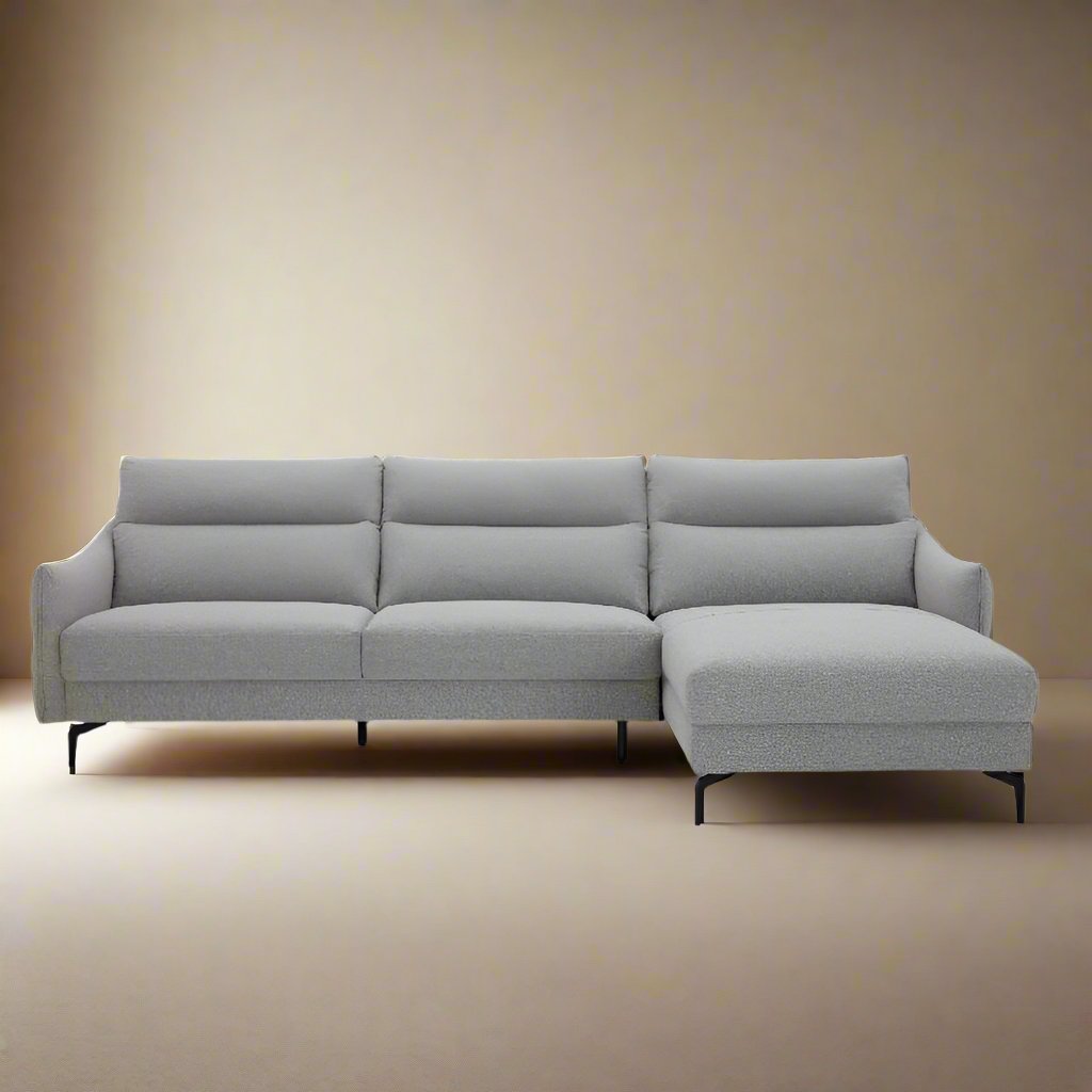 KUKA KT.031 Leather L Shaped Sofa (M Series) (I) picket and rail
