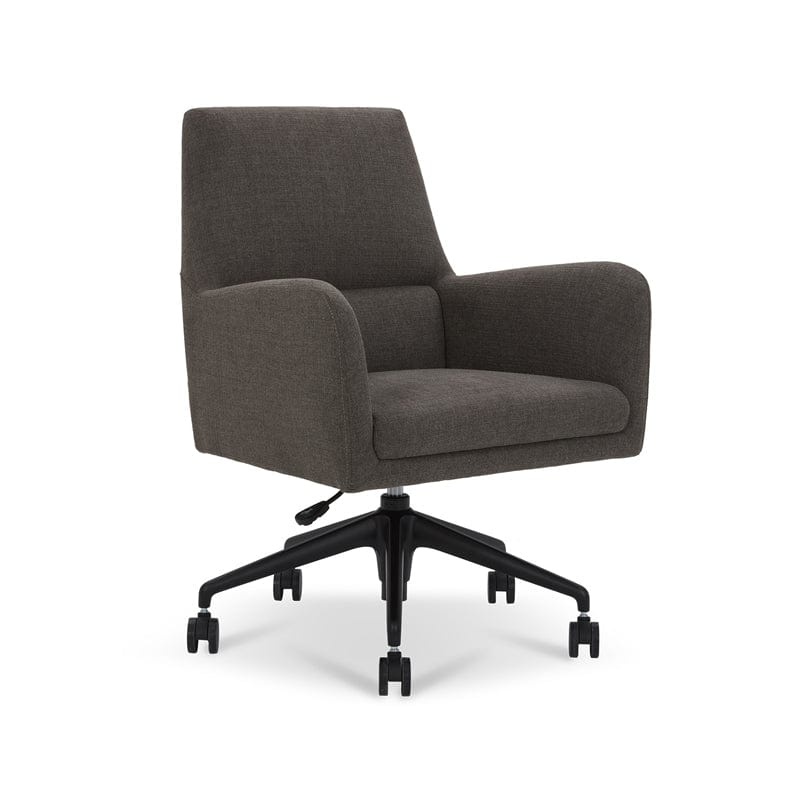 KUKA Lounge Swivel Arm Chair KF.Y038- Full Top Grain Leather/Fabric picket and rail