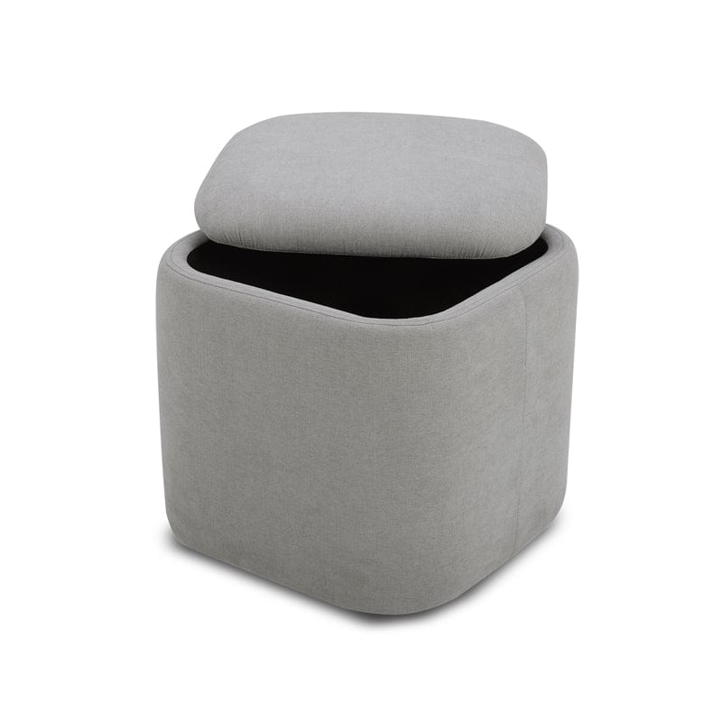 KUKA Ottoman Chair with Storage KF.D012 - Fabric picket and rail