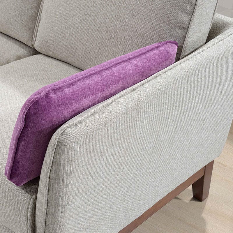 KYOTO 2-Seater Fabric-Upholstered Sofa picket and rail