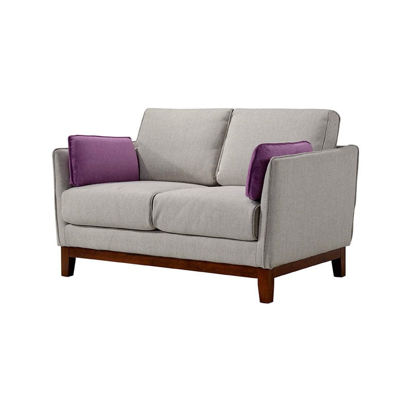 KYOTO 2-Seater Fabric-Upholstered Sofa picket and rail