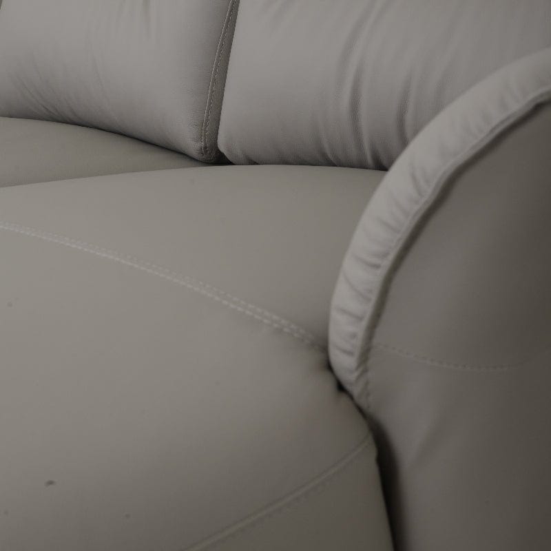 L-Shaped A2 Leather Americana Sofa (LRM/PVC) #5871 picket and rail