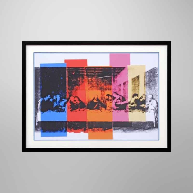 Andy Warhol "Detail of The Last Supper", 1986 | Licensed Art Print | Framed Art | Lithograph | Pop Art