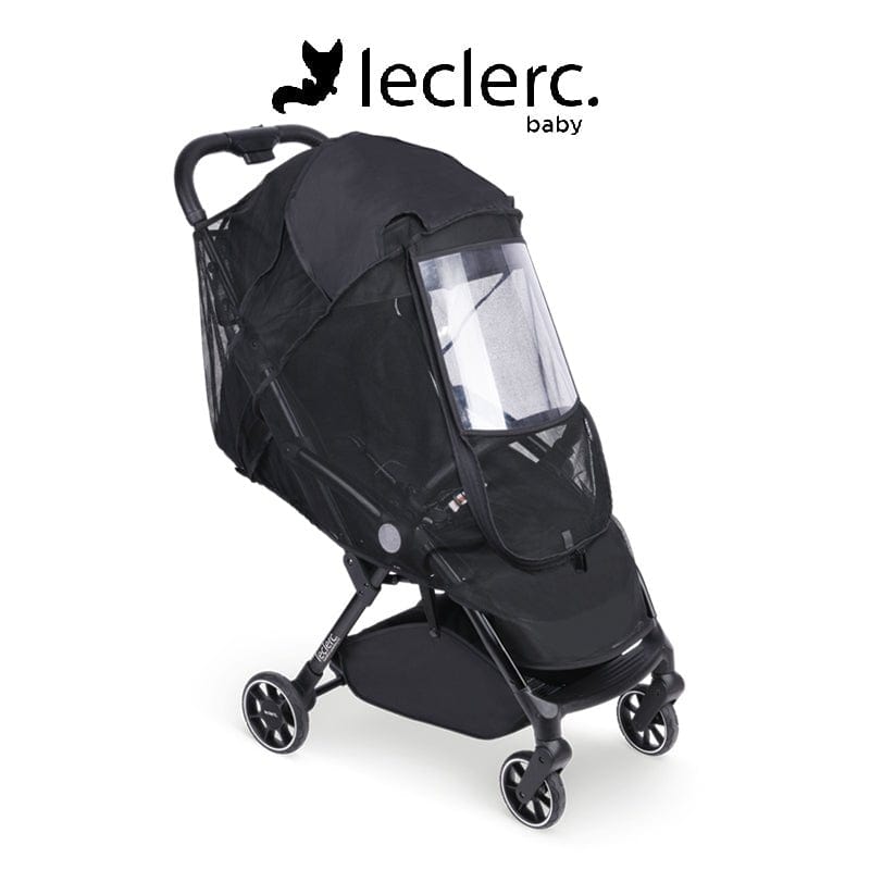 Leclerc Baby Mosquito Net - Black-Clear LEC25981 picket and rail
