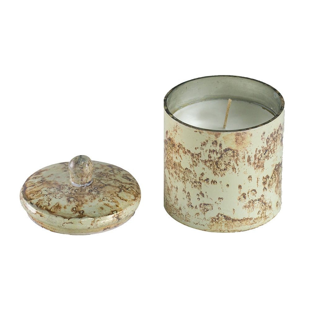Lidded Scented Soy Wax Earl Grey Candle(AB-77627) picket and rail
