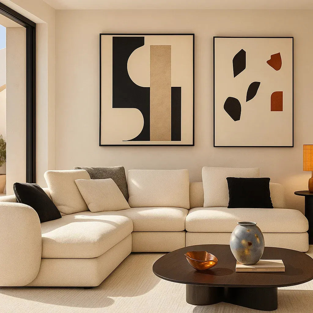 Lieve (SF-12032) - Italian Minimalist Custom Sofa Bespoke in Leather & Fabric picket and rail