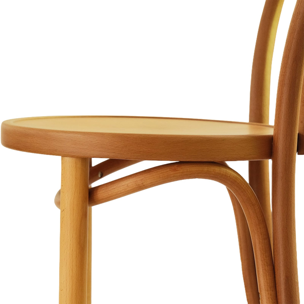 Lyon Bar Chair (BS18A) Parisian Style Solid Wood American Beech Bentwood Bar Chair - Walnut/Oak/Black picket and rail