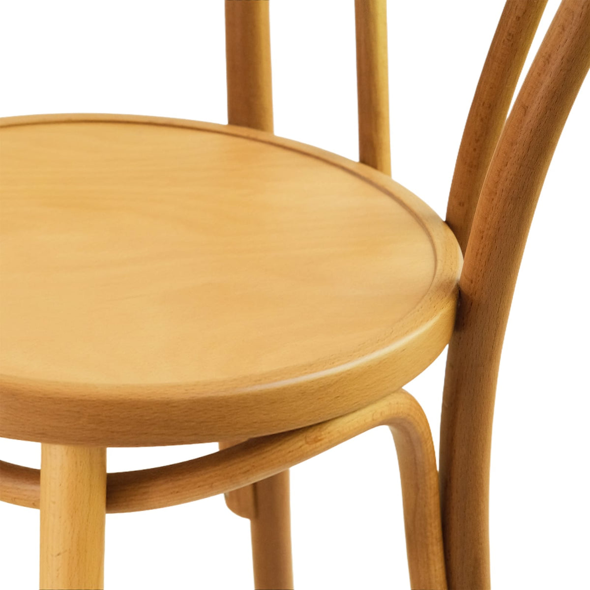Lyon Bar Chair (BS18A) Parisian Style Solid Wood American Beech Bentwood Bar Chair - Walnut/Oak/Black picket and rail
