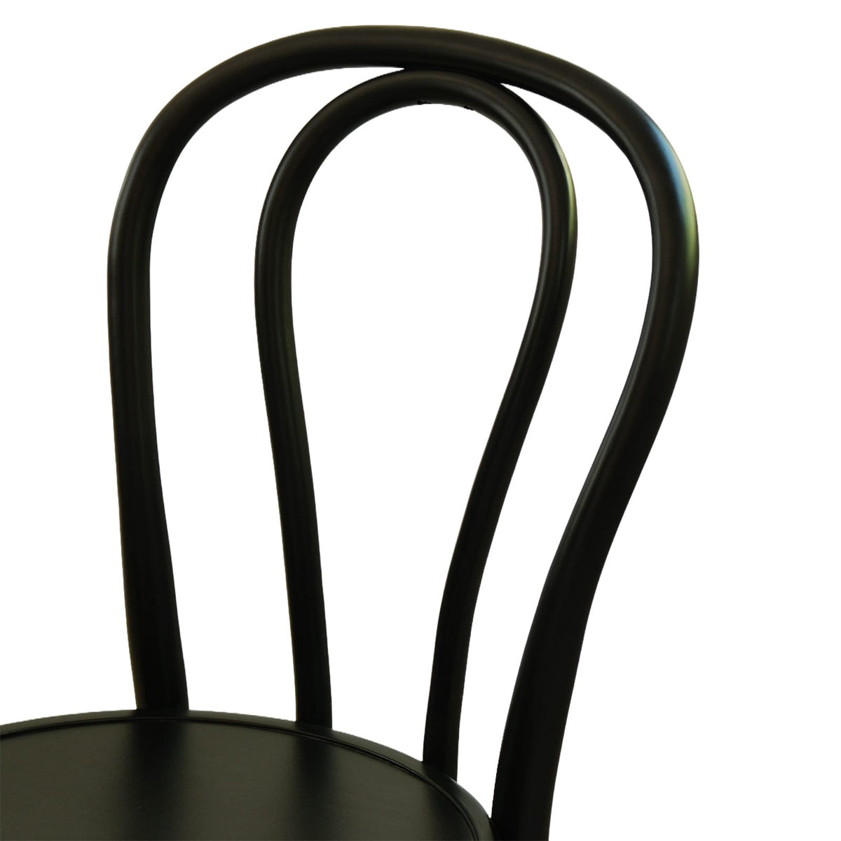 Lyon (CH18A) Parisian Style Solid Wood American Beech Bentwood Dining Chair - Walnut/Oak/Black picket and rail