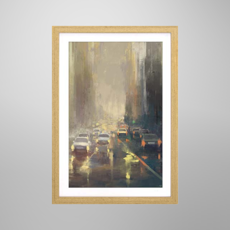 Magesa Biseko “Tales Of The City Ⅰ" | Licensed Art Print | Framed Art | Photography | Photorealism picket and rail