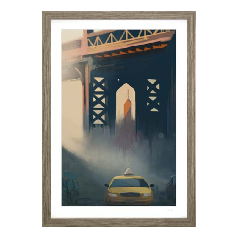 Magesa Biseko “World Architecture Ⅳ" | Licensed Art Print | Framed Art | Photography | Photorealism picket and rail