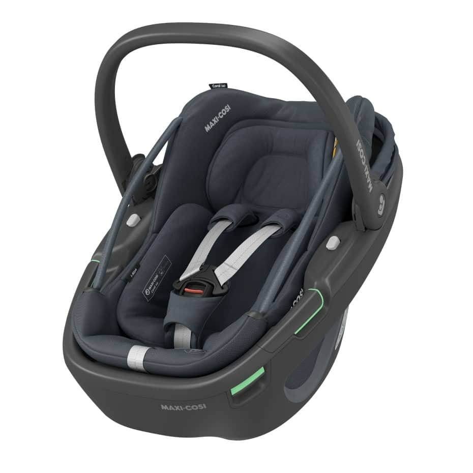 Maxi Cosi Coral 360 Rotation iSize Baby Car Seat (40-75cm) (0-12kg) picket and rail