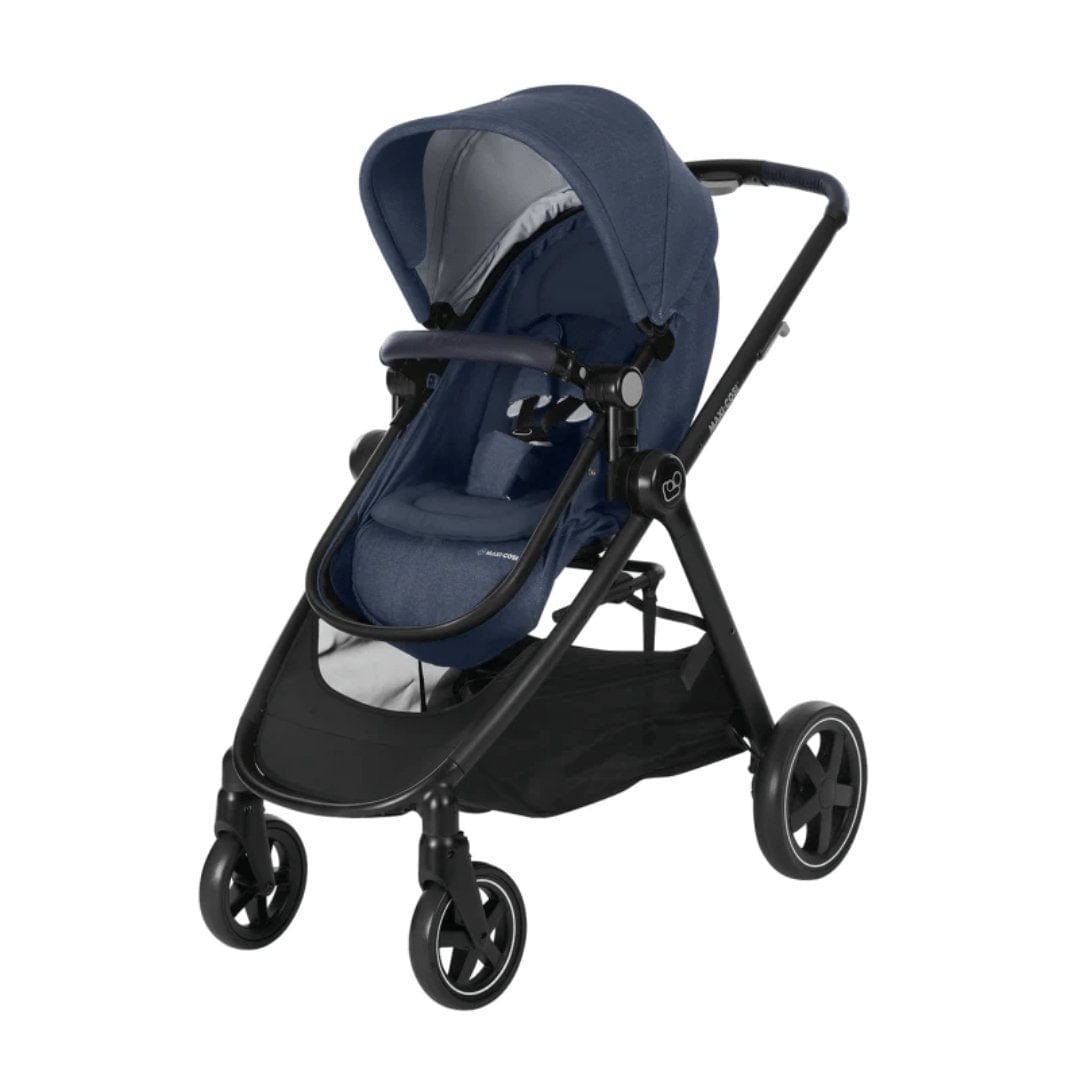 Maxi Cosi Zelia Baby Stroller - Nomad Blue (0m-3.5y) (0-15kg) MC1210243300 picket and rail