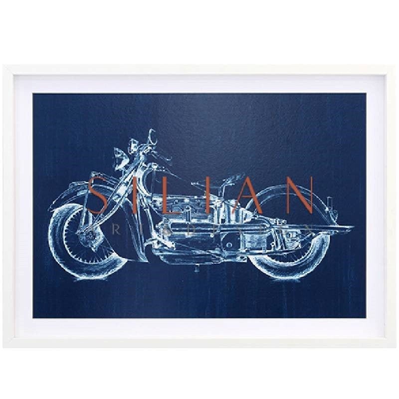 Megan Meaher -Classic Motorcycle II  (PT1699-2) picket and rail
