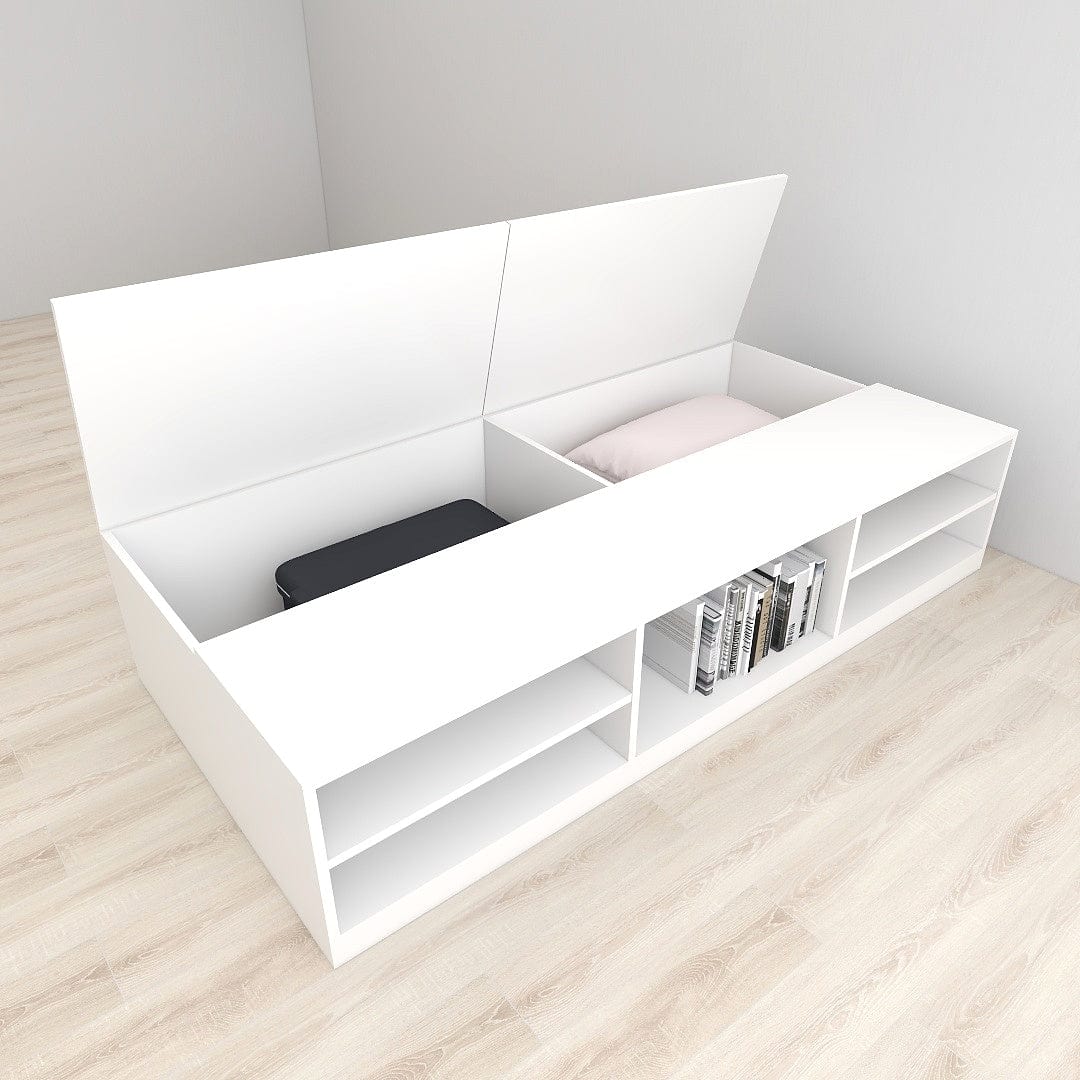 Multiple Drawers &amp; Storage Options Tatami Storage Bed - Single/Super Single/Queen/King [PREORDER] picket and rail