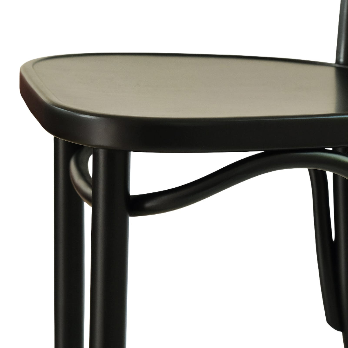 Munich Bar Chair (BS20A) Austrian Design Solid Wood American Beech Bentwood Dining Chair - Walnut/Oak/Black picket and rail