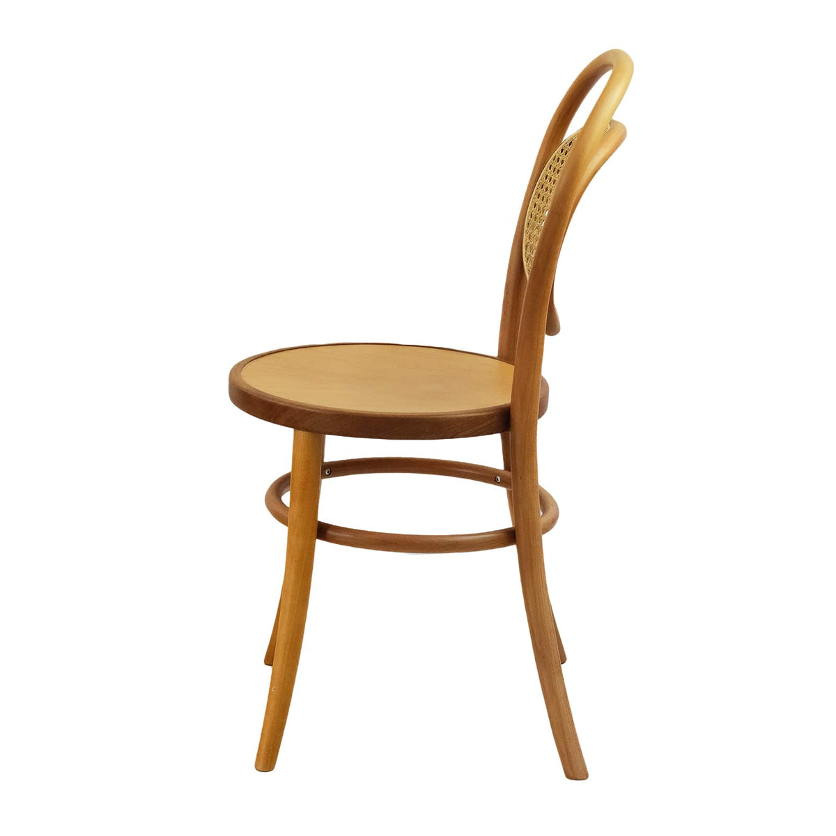 Munich (CH20A) Austrian Design Solid Wood American Beech Bentwood Dining Chair - Walnut/Oak/Black picket and rail