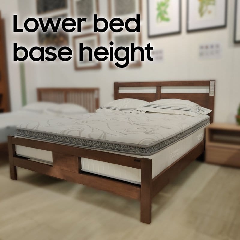 New Jersey Solid Wood King Bed picket and rail