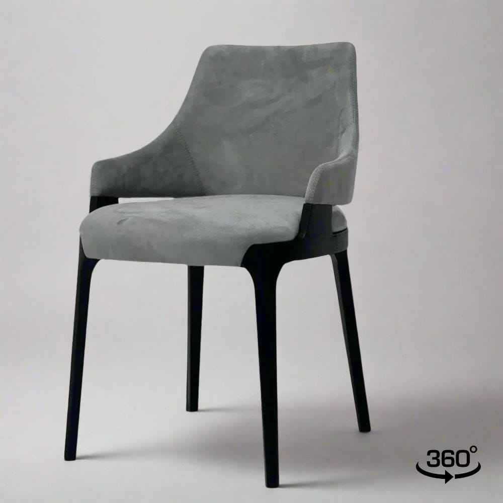 Nina Arm Chair (CH1911A) - Custom Solid Wood American Oak Dining Chair Mid-Century Architect-Inspired Scandinavian Minimalist picket and rail