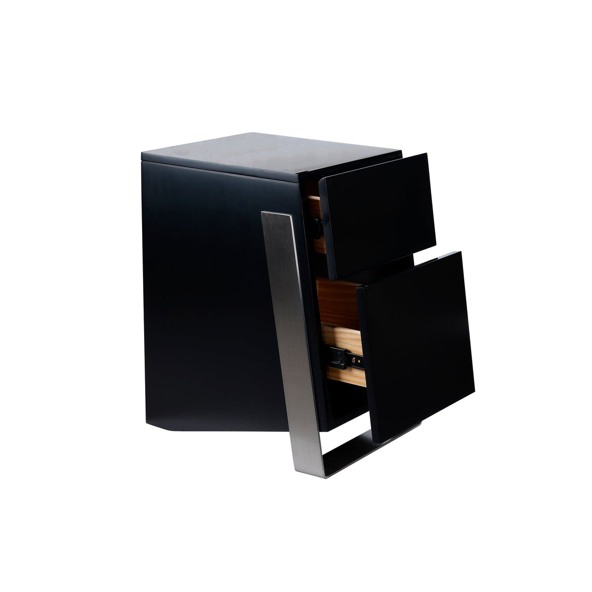 Nocturne Bedside Table/Nightstand with Drawer - 8146 picket and rail