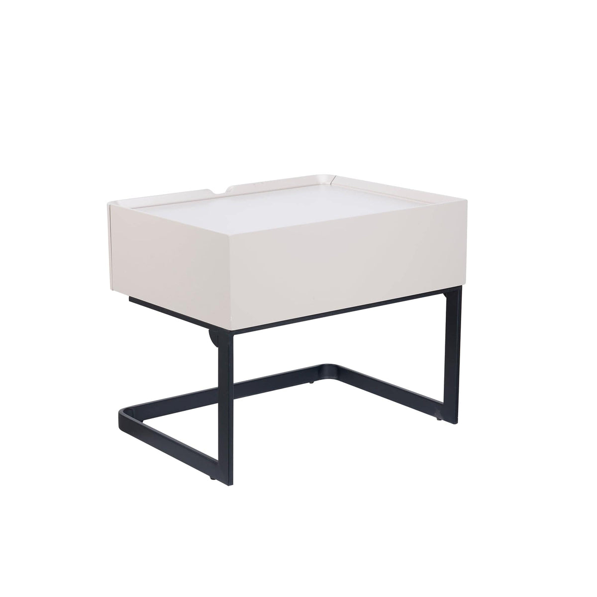 Nocturne Bedside Table/Nightstand with Drawer - MR-129 picket and rail