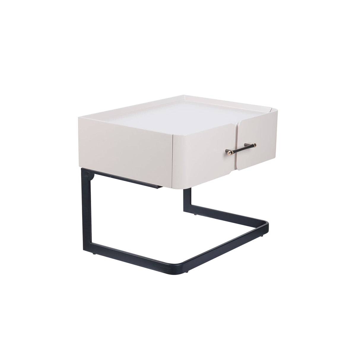 Nocturne Bedside Table/Nightstand with Drawer - MR-129 picket and rail