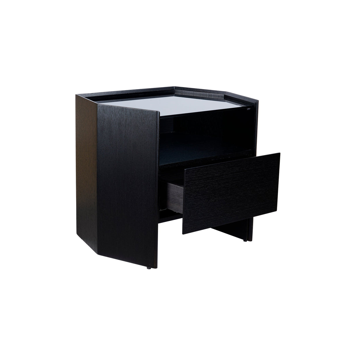 Nocturne Bedside Table/Nightstand with Drawers - ST138 picket and rail